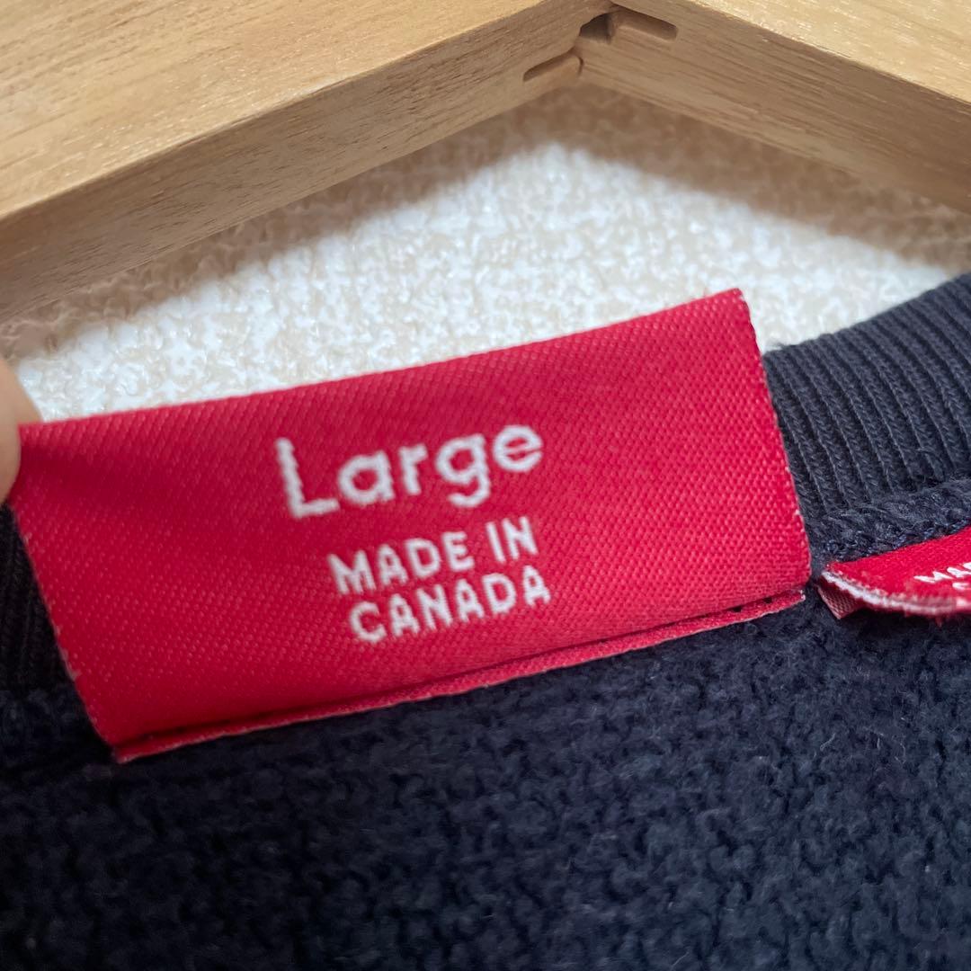 supreme シュプリーム クルーネック ボックスロゴ スウェット ネイビー