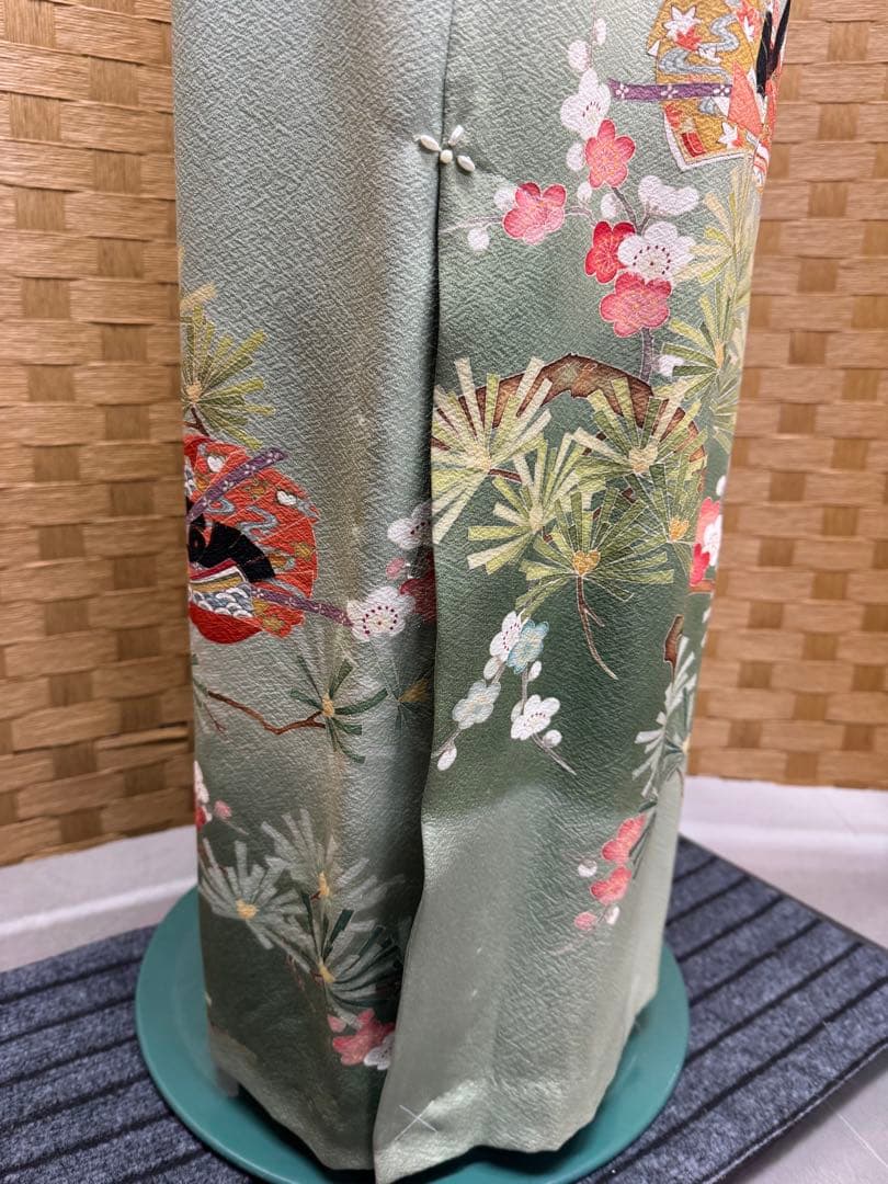 新品未使用品　訪問着　リメイク　ワンピース　ボレロ　ジャケット　3点セット