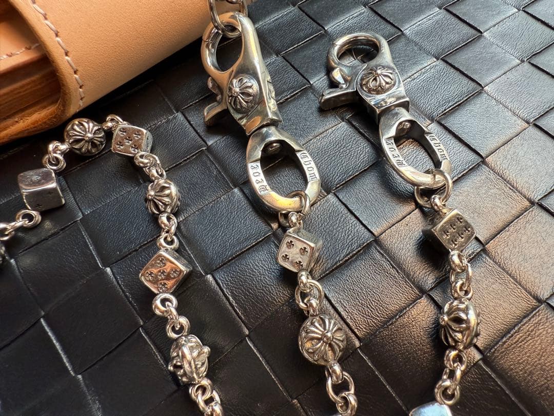 【Dice × Flower ウォレットチェーン】 重厚で存在感QBSZSZ16