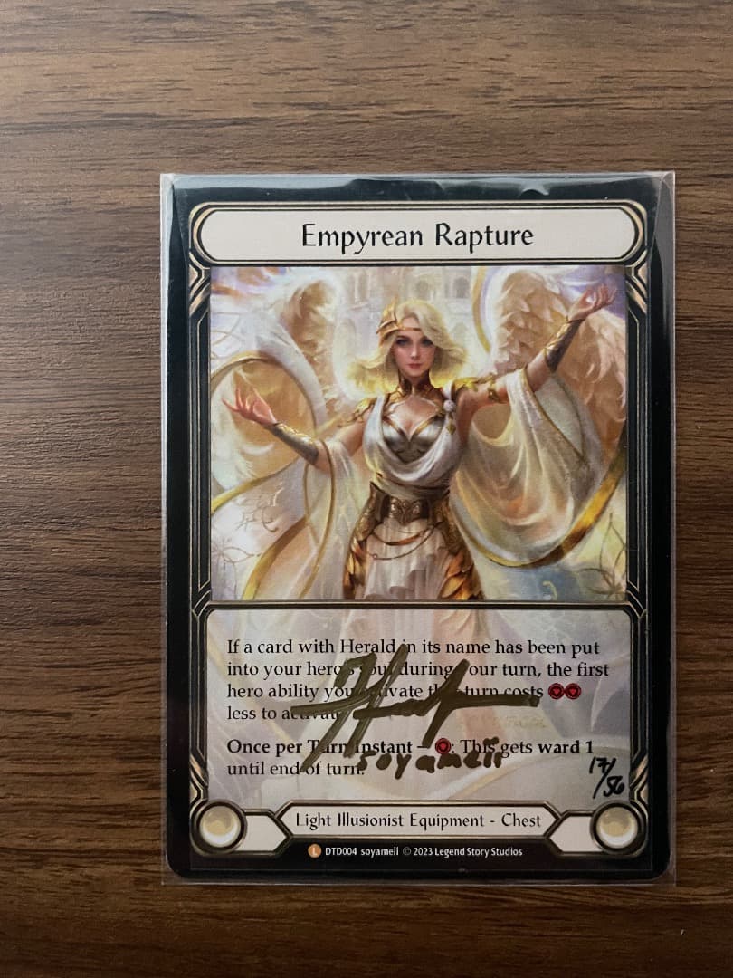 Empyrean Rapture FAB アーティストプルーフ