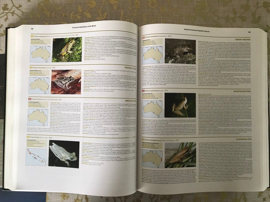 Threatened Amphibians of the World 英語版