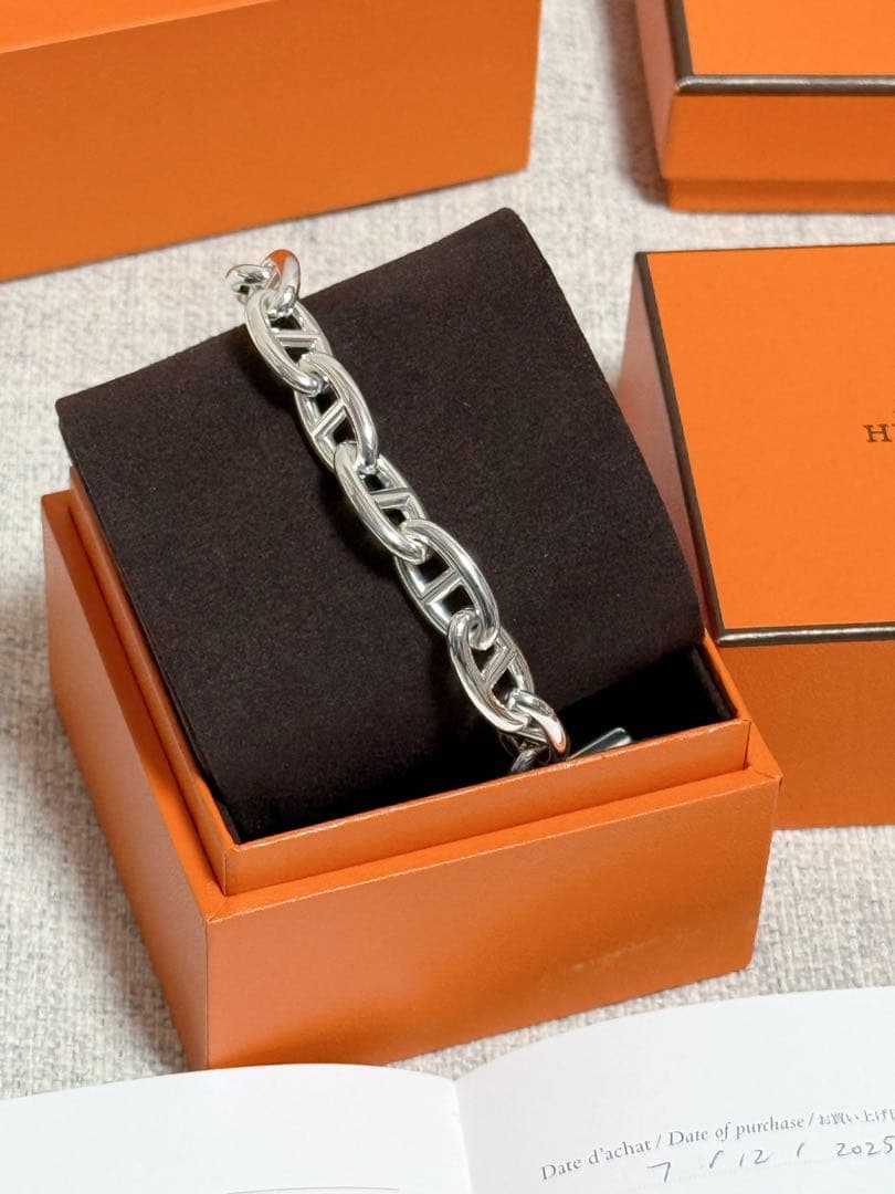 HERMES新品　シェーヌダンクル ブレスレット gm13
