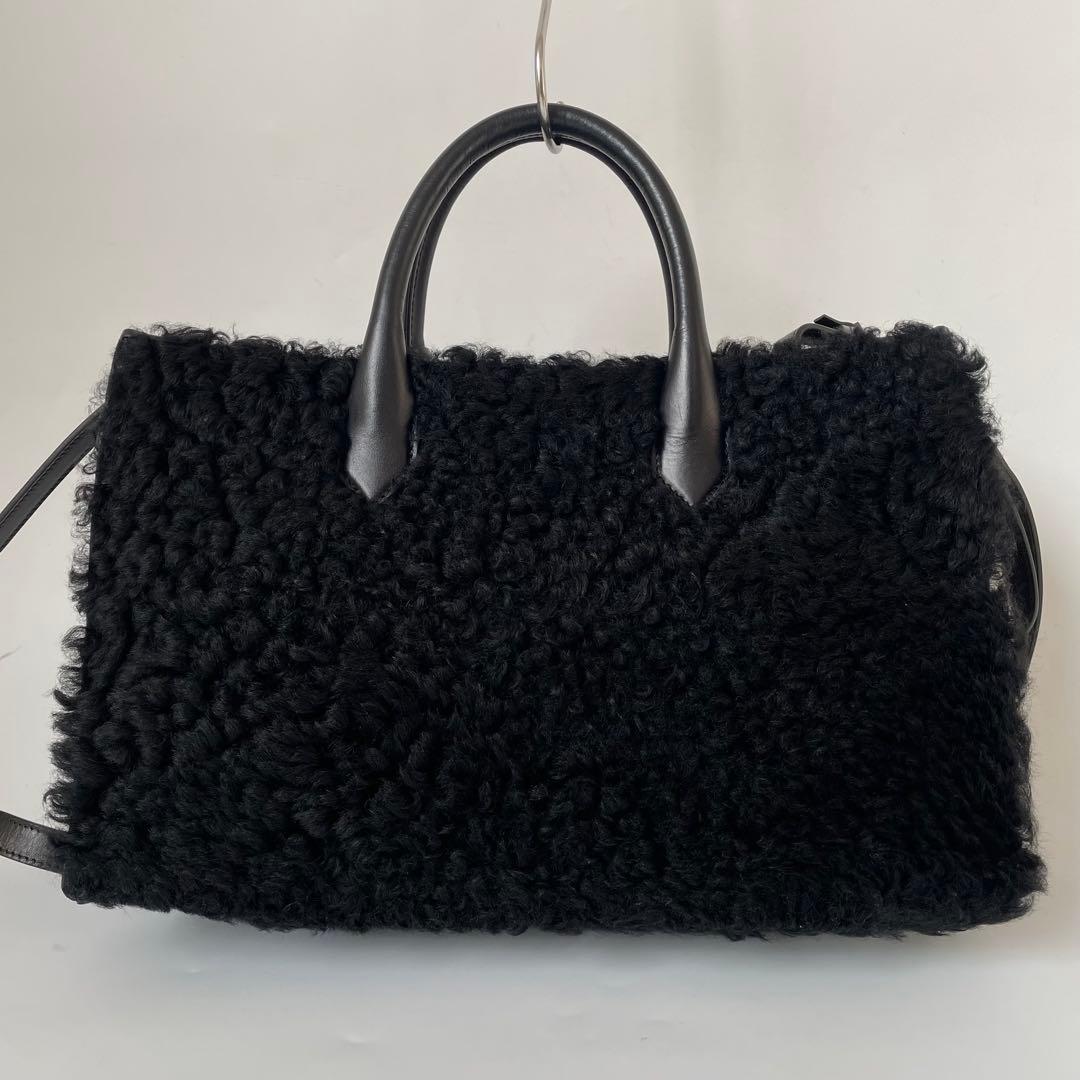 【極美品】バレンシアガ パドロック ヌード ワーク メリノシープ 2way 黒