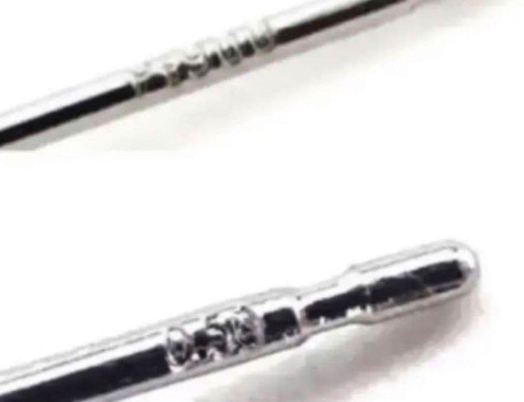 Pt900 プラチナ　計1.0ct BKダイヤプラチナブラックダイヤピアス　特A