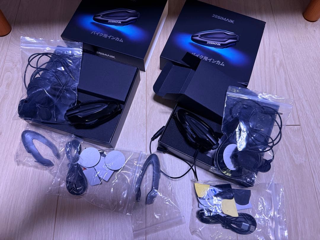 JESIMAIK バイク用 インカム H6 (2台セット)