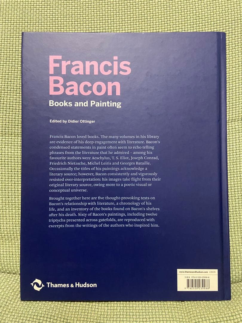 洋書 Francis Bacon Books and Painting