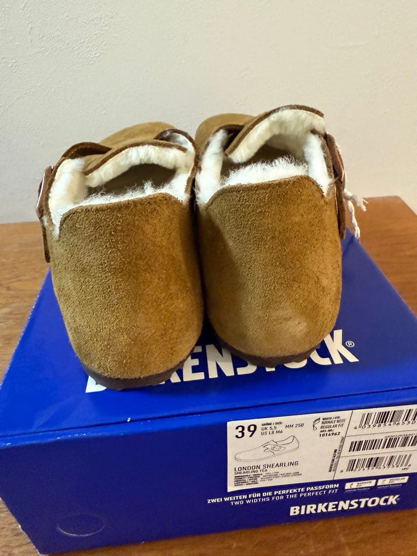 新品☆BIRKENSTOCKLondon 色ダークティー サイズ39 男女OK