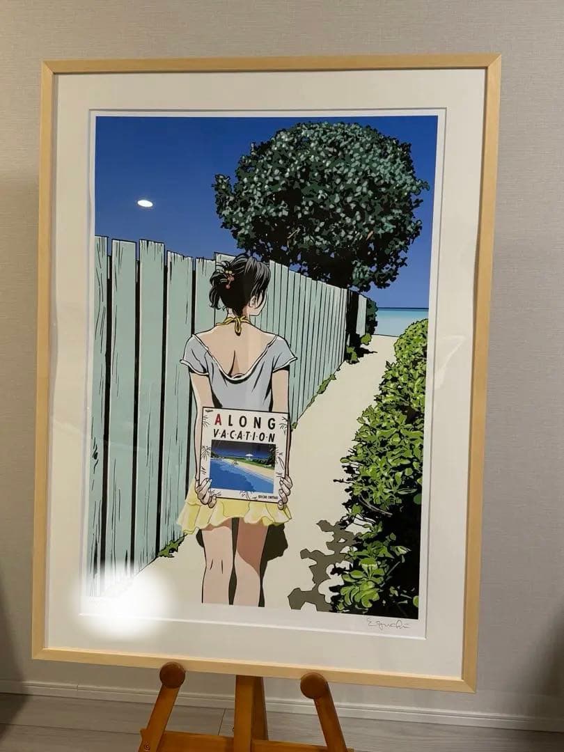 七*味様 江口寿史　版画「A Long vacation 」スペシャルバージョン