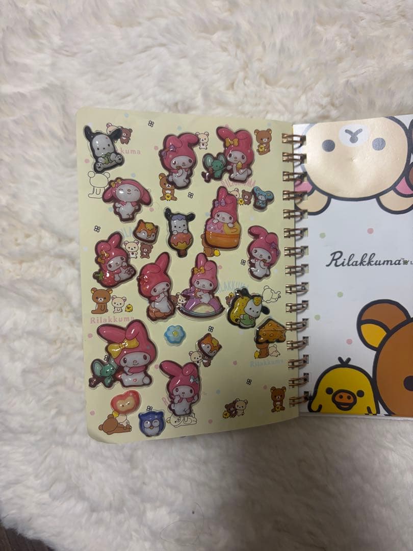 リラックマ シール帳 完成品 ボンボンドロップシール ウォーターシール