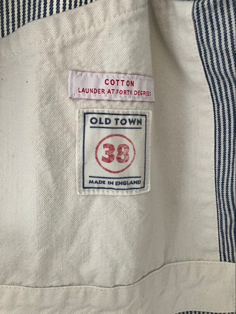 shimiTIN HOUSE ストライプ カバーオール