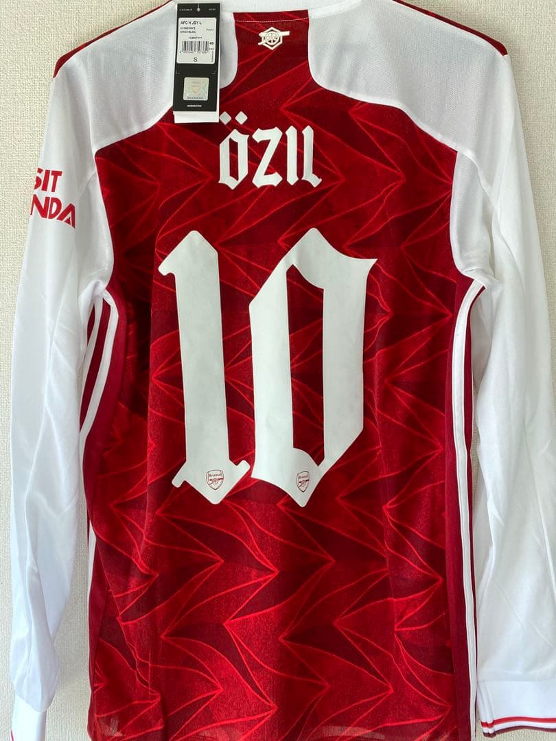 【正規品・タグ付き】　エジル　ユニフォーム　アーセナル　長袖シャツ　20/21