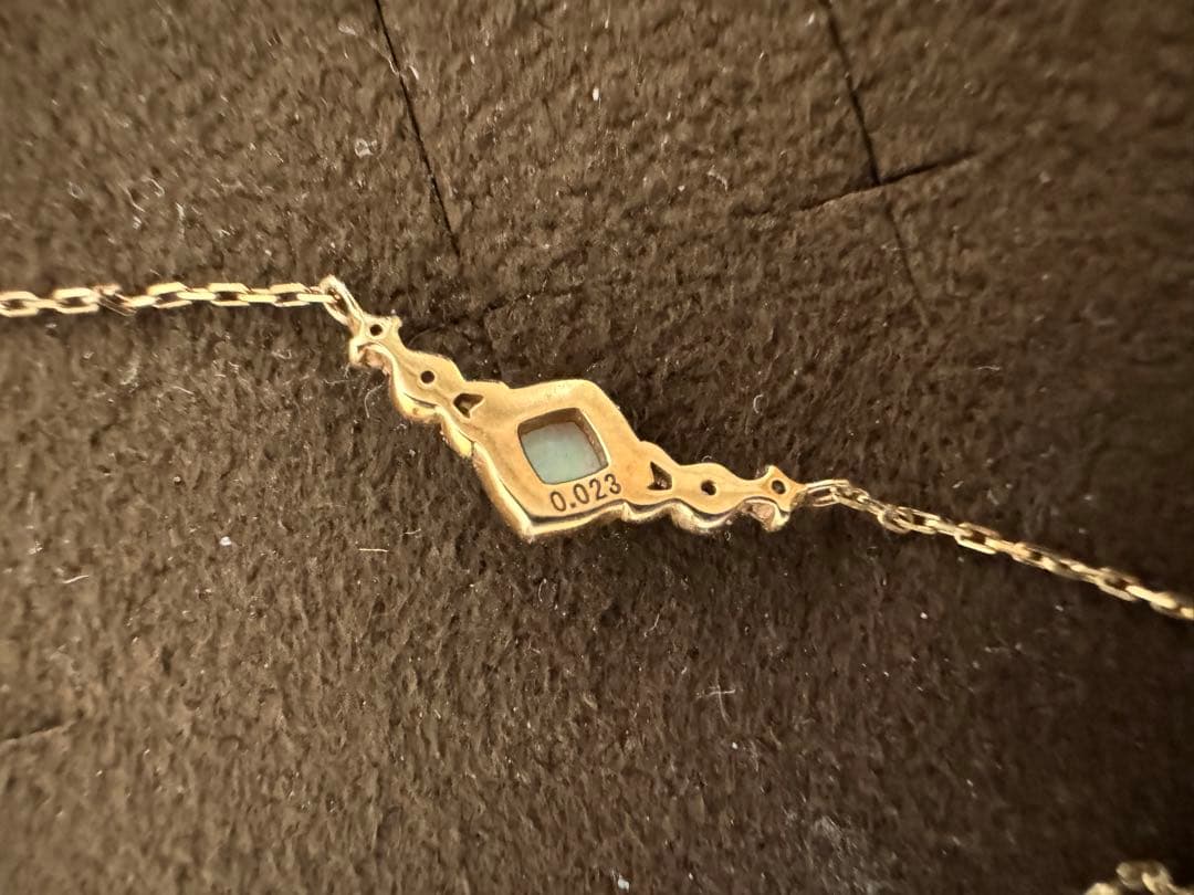 agete K10 オパール　ネックレス