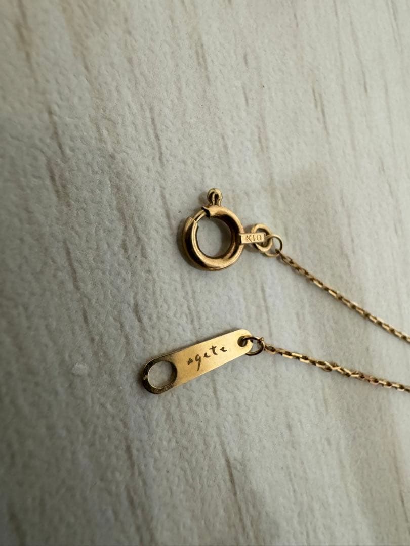 agete K10 オパール　ネックレス