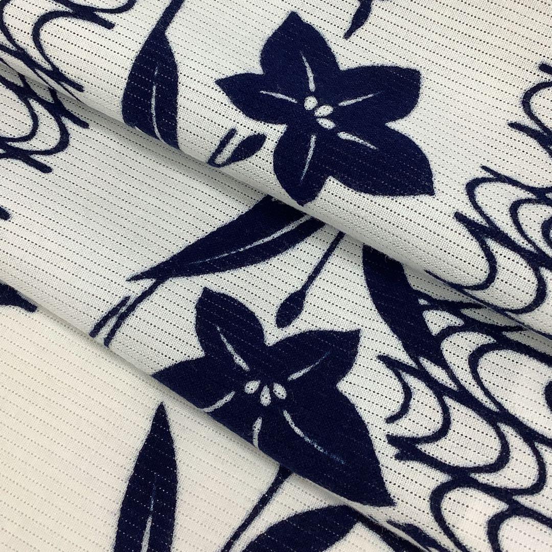 c-447　綿絽　浴衣　夏着物