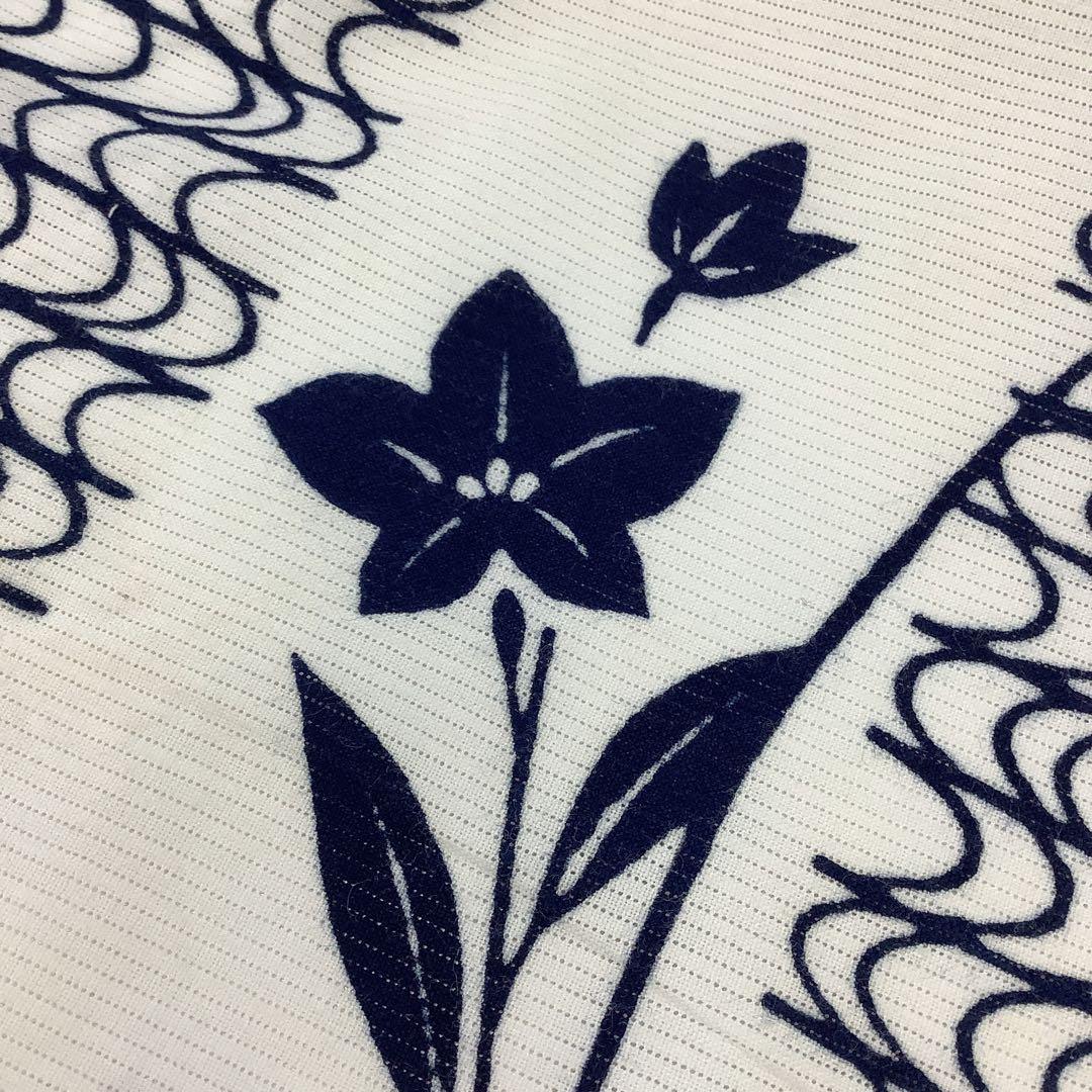 c-447　綿絽　浴衣　夏着物