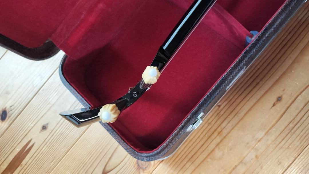 三線 沖縄 真壁型 本革強化張り ビンテージ