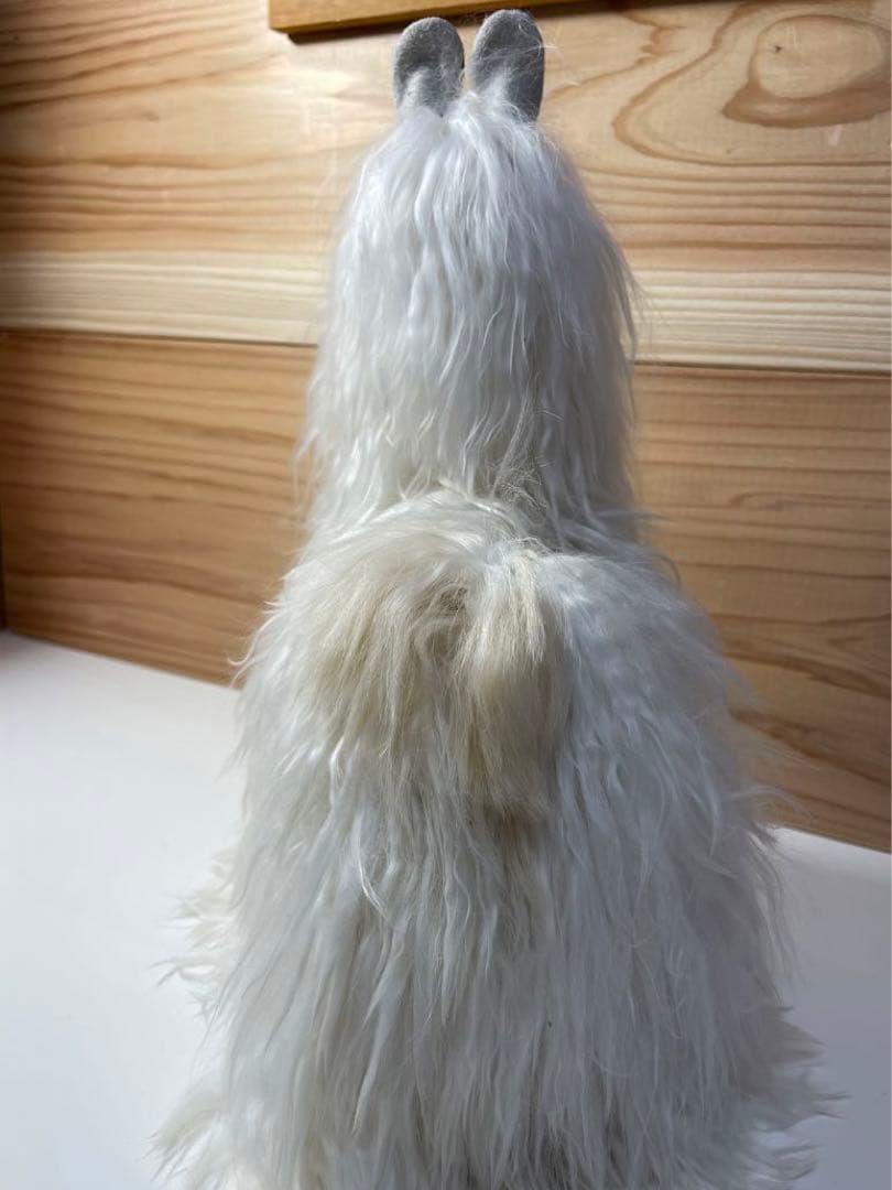 SUPER SOFT 天然100% スリのベビーアルパカ毛皮のぬいぐるみ