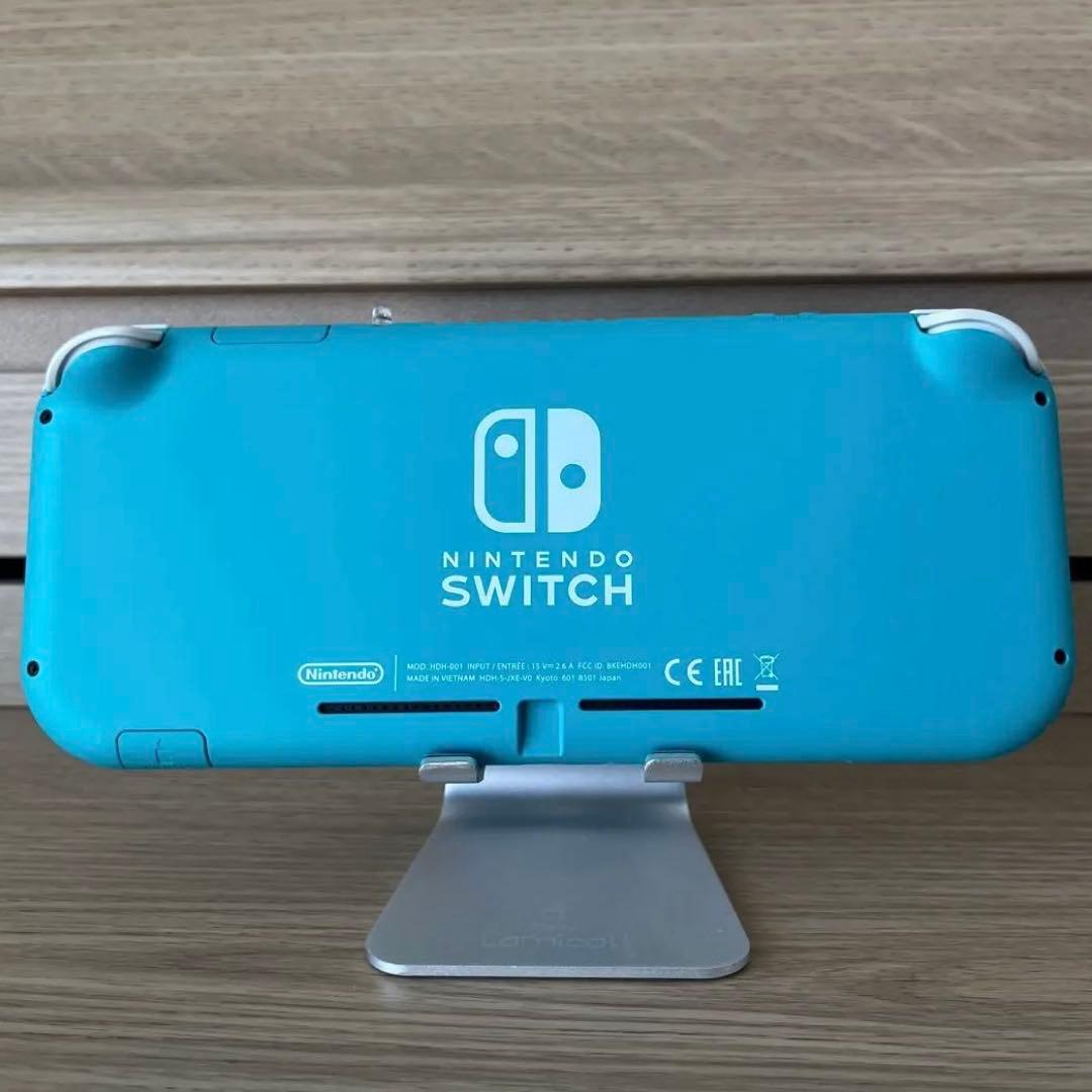 美品 Nintendo Switch Lite ターコイズ 本体 充電器 箱付き