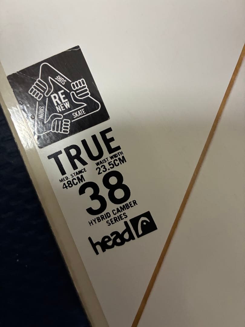 HEAD 138cm TRUE ジュニア レディース ハイブリッドキャンバー