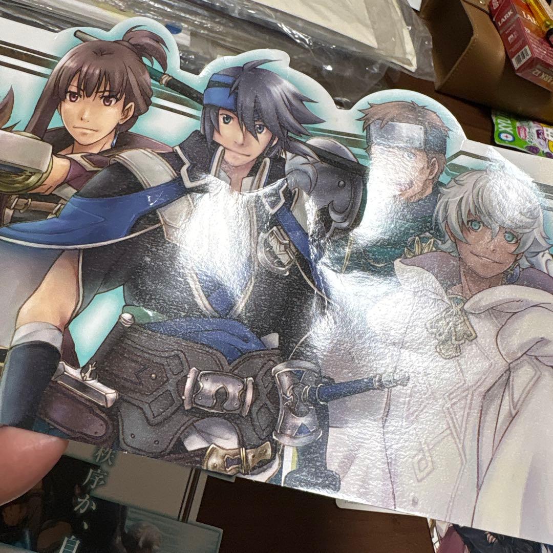 q*d様 psp 幻想水滸伝　店頭　販促　ポップ　非売品　 カットアウト