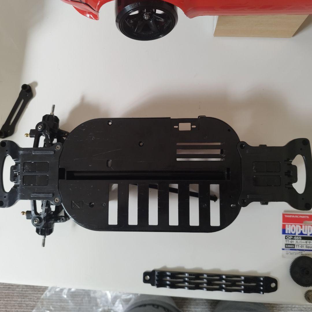タミヤ　TT-01 2駆ドリ MRCコンバージョンキット　ボディ付