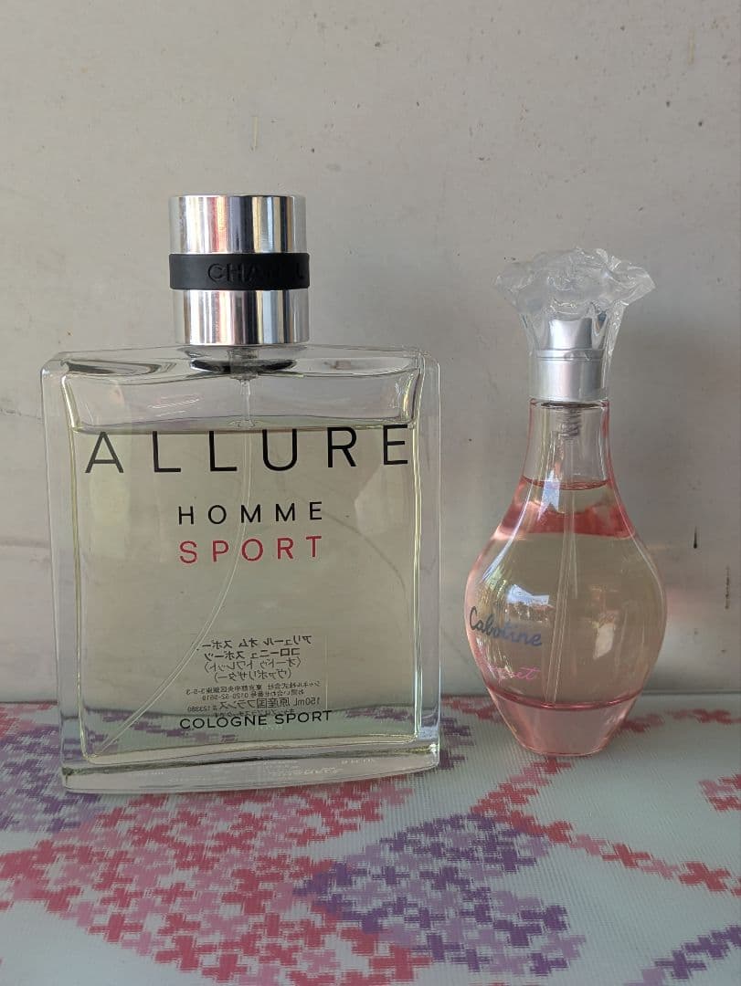 316 シャネル　アリュールオム　スポーツ　コローニュ　150ml＋他香水1個