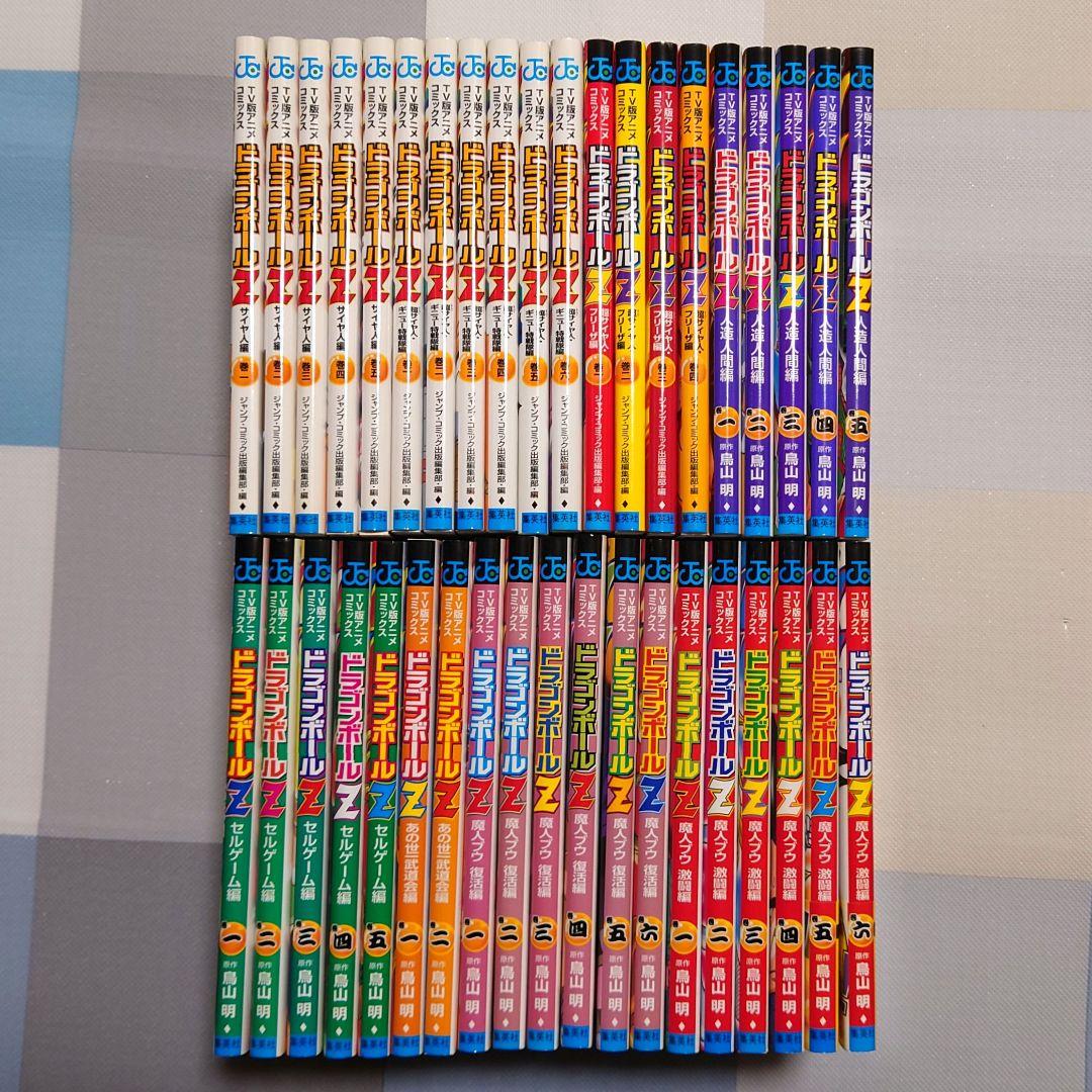 ドラゴンボールZ TV版アニメコミックス 全初版