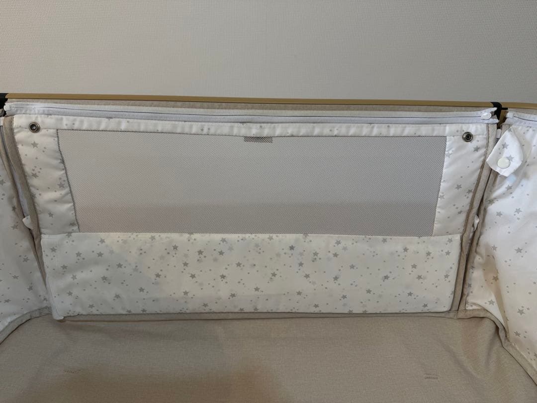 HZDMJ ベビーベッド　カーキ(ベージュ)