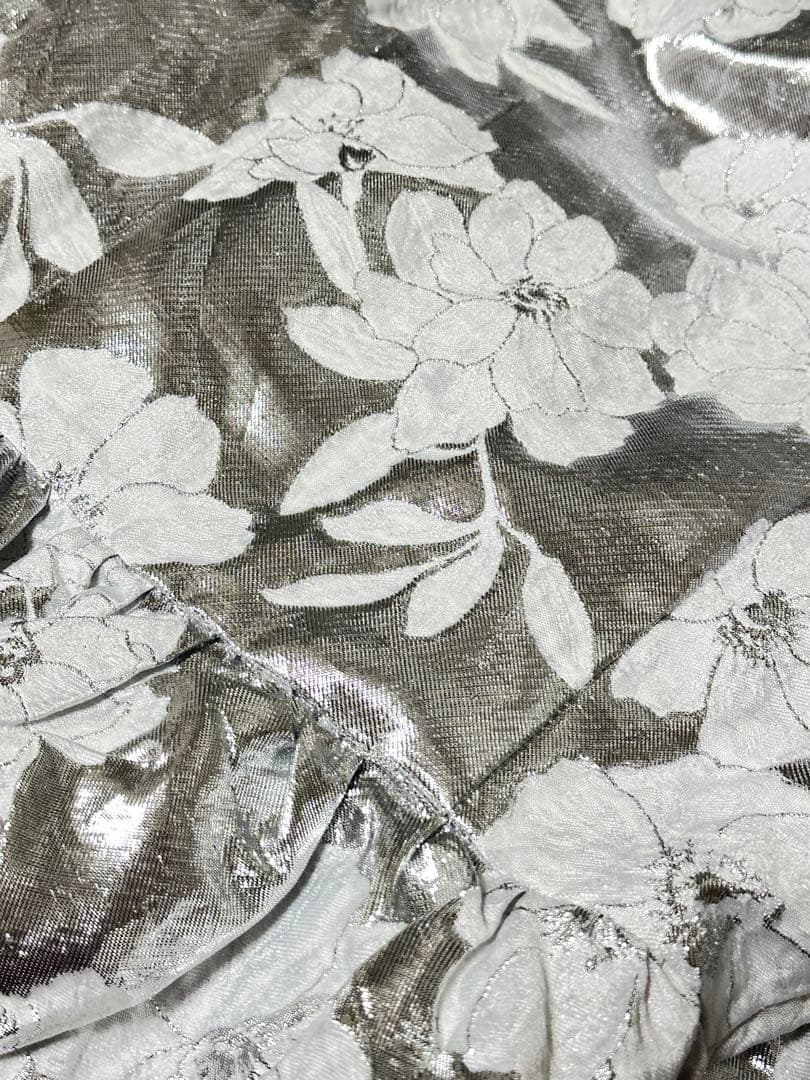 スーツ・フォーマル・ドレス Sister Jane Silver sweeper jacqard dress