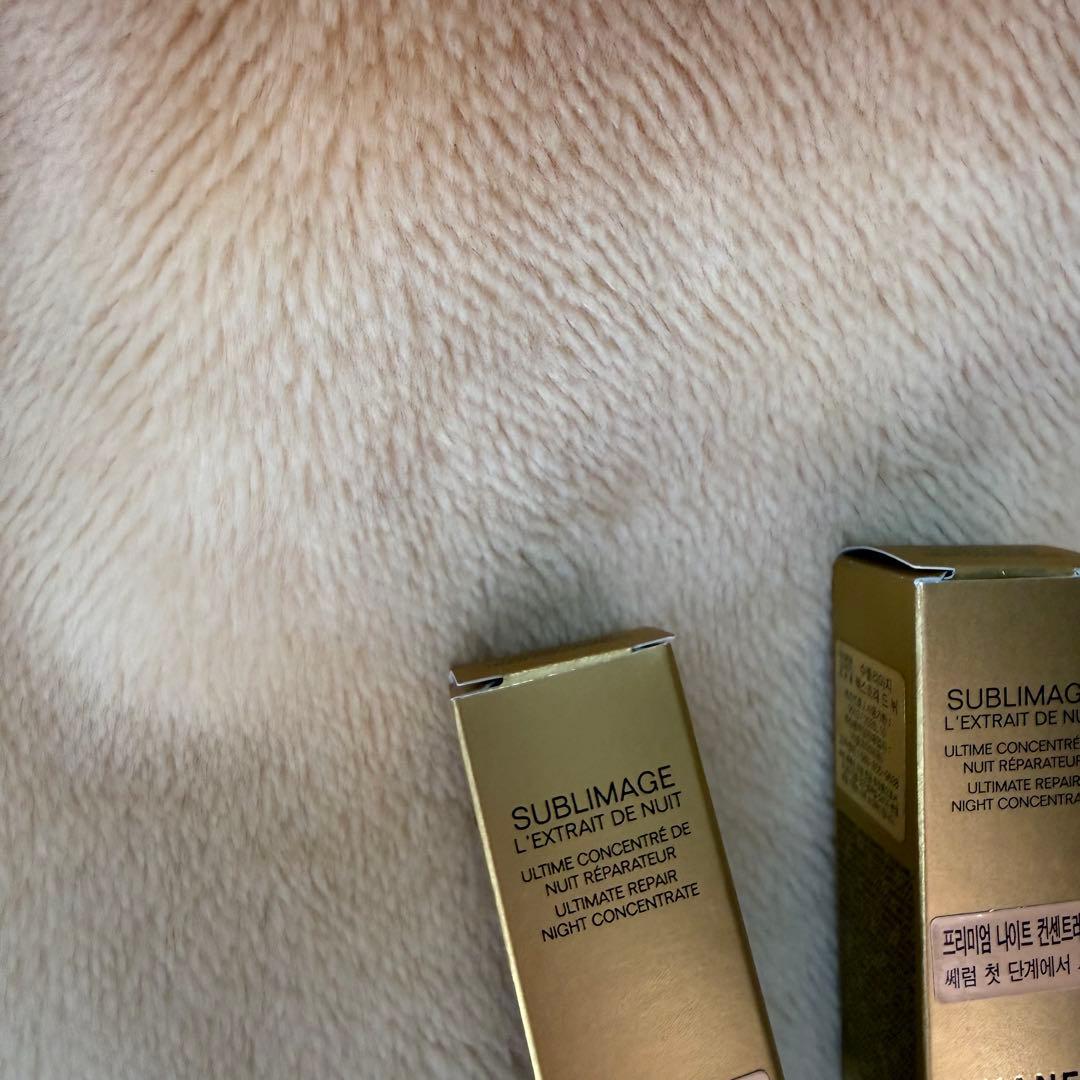 シャネル　夜用美容液　サンプル　レクストレドゥニュイ