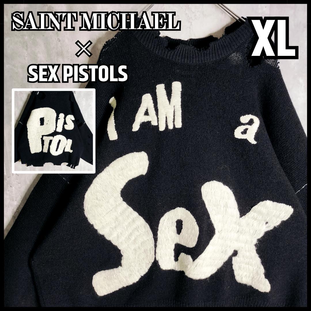 【新品】セントマイケル × セックスピストルズ 22AW ニット ダメージ加工