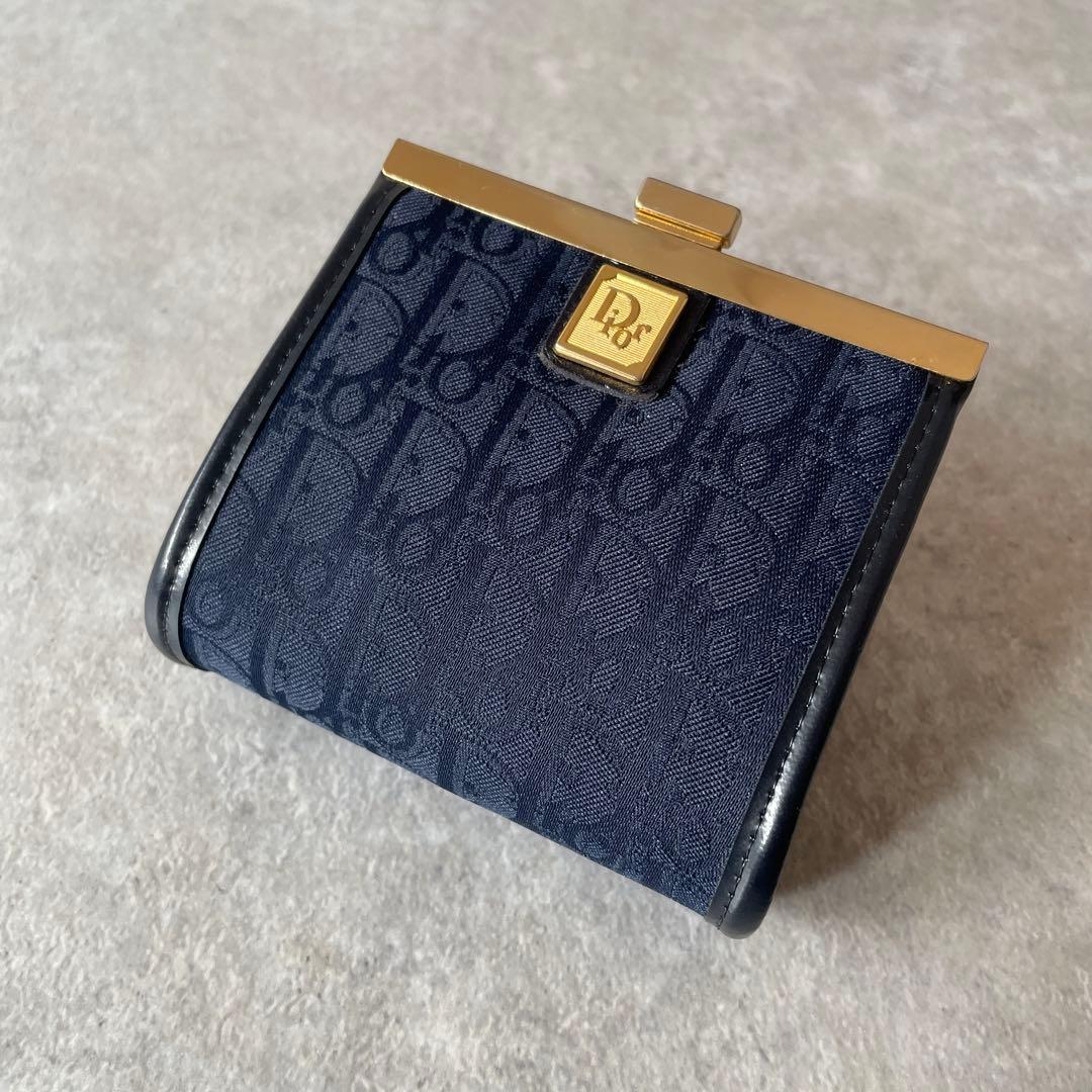 【新品同様】Dior トロッター ケース ネイビー 紺