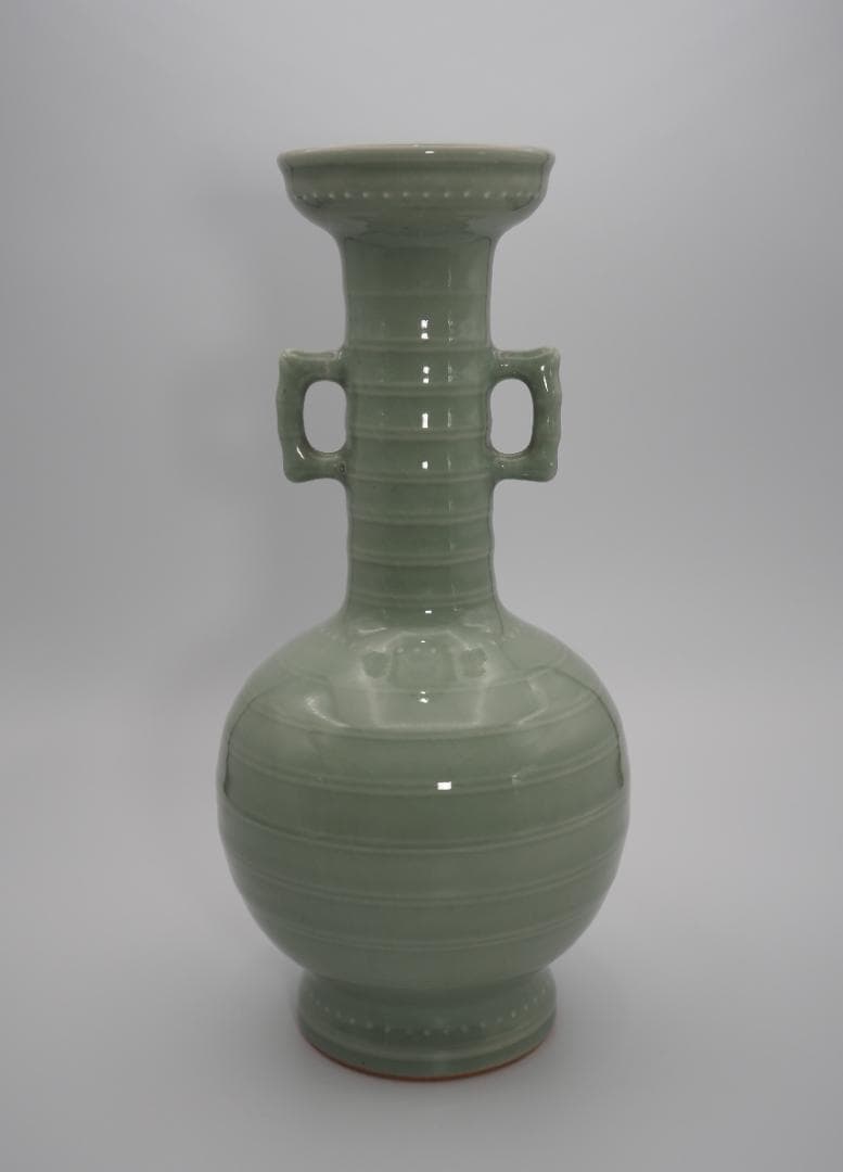 清風与平造 秘色窯 花瓶 清風造 花入