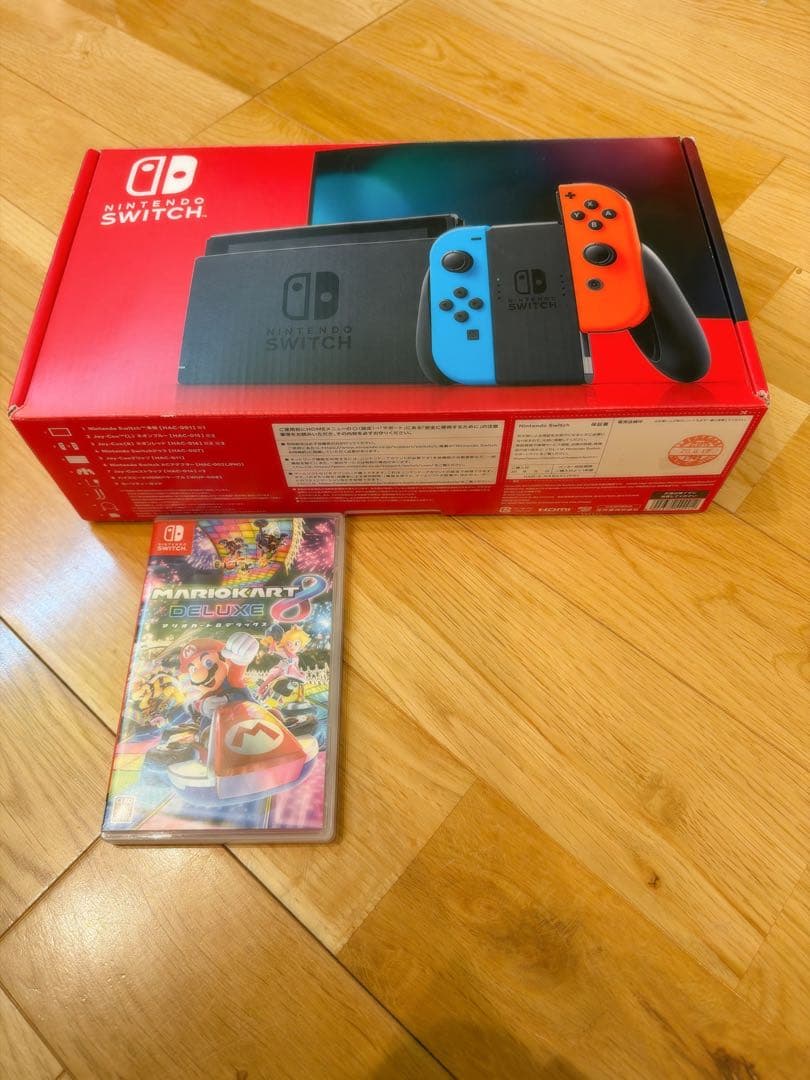 k*e様 Nintendo Switch箱あり 付属品完備マリオカート8 デラッ