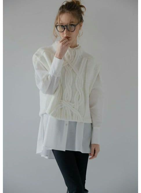 chaleur vest：シャルールベスト　maison de Dolce.