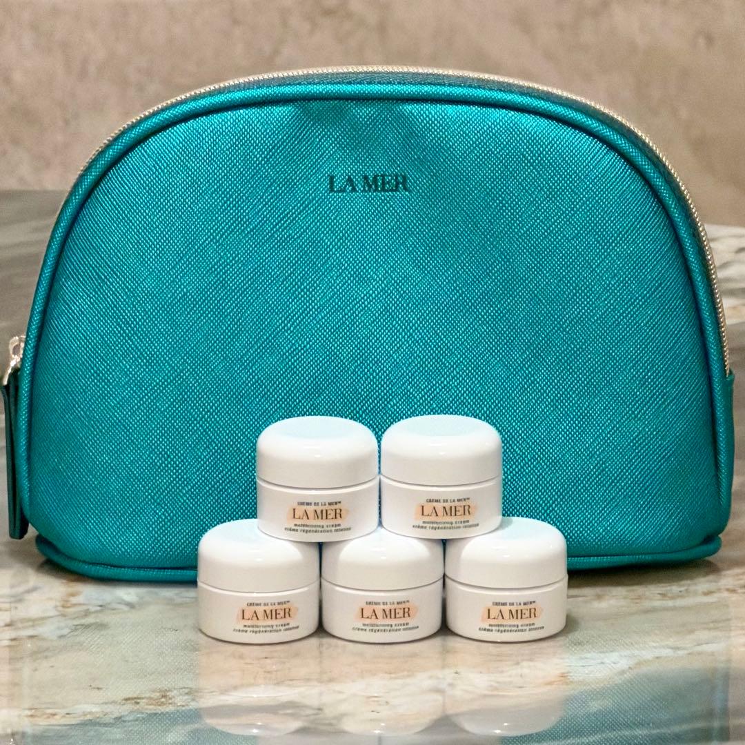 LA MER モイスチャライジング クリーム 3.5ml×5個ポーチ付き