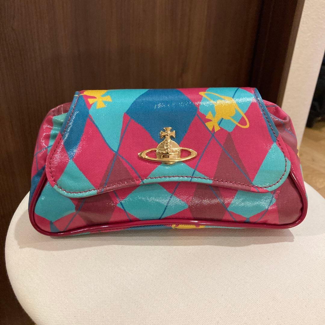 【美品(内側訳あり)】ヴィヴィアンウエストウッド　バッグ　クラッチ　ショルダー
