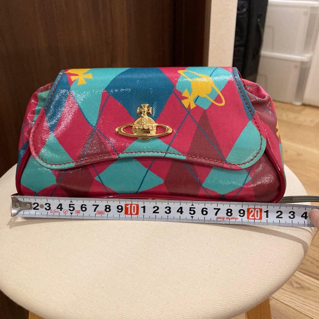 【美品(内側訳あり)】ヴィヴィアンウエストウッド　バッグ　クラッチ　ショルダー