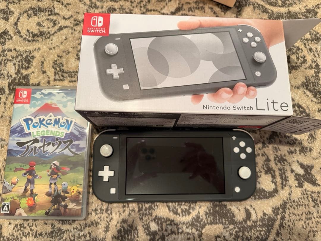 ソフト2本付き⭐︎Nintendo Switch Lite グレー 本体