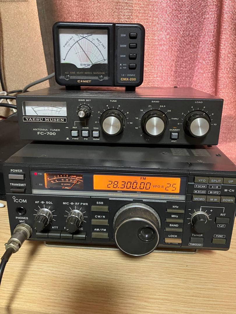 ICOM IC-726 トランシーバー 100w 7MHz拡張（ゼネカバ対応）