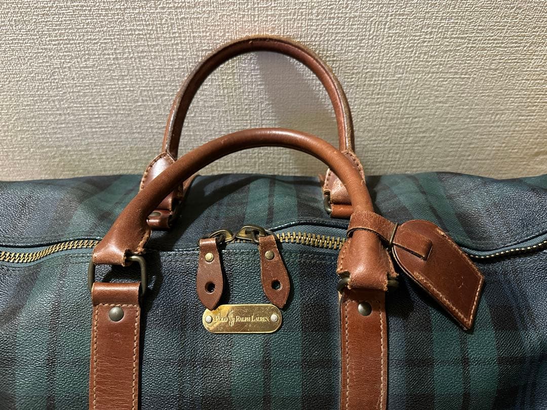 RALPH LAUREN ラルフローレン ボストンバッグ 大容量 チェック
