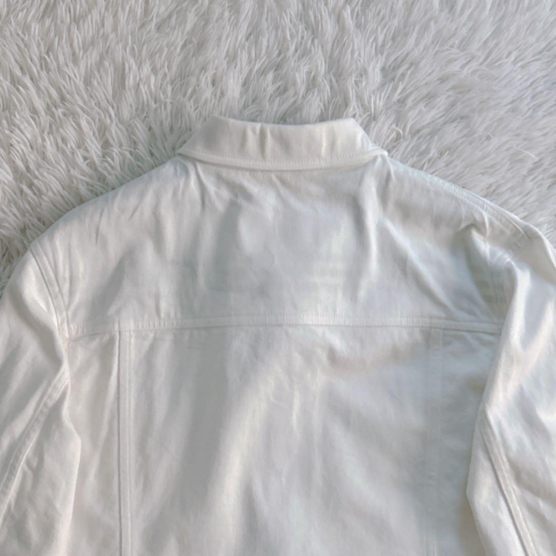 美品✨ バーバリーブラックレーベル デニムジャケット ノバチェック 白 M