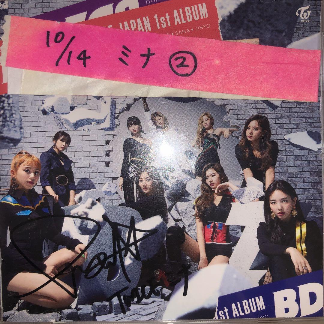 TWICE ミナ 直筆サイン