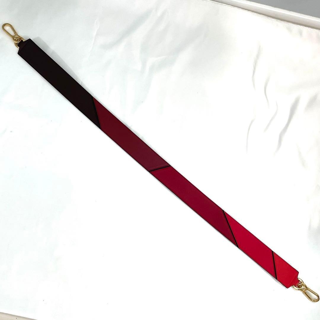 【極美品】LOEWE パズル ショルダーベルト ストラップ レザー 箱付き