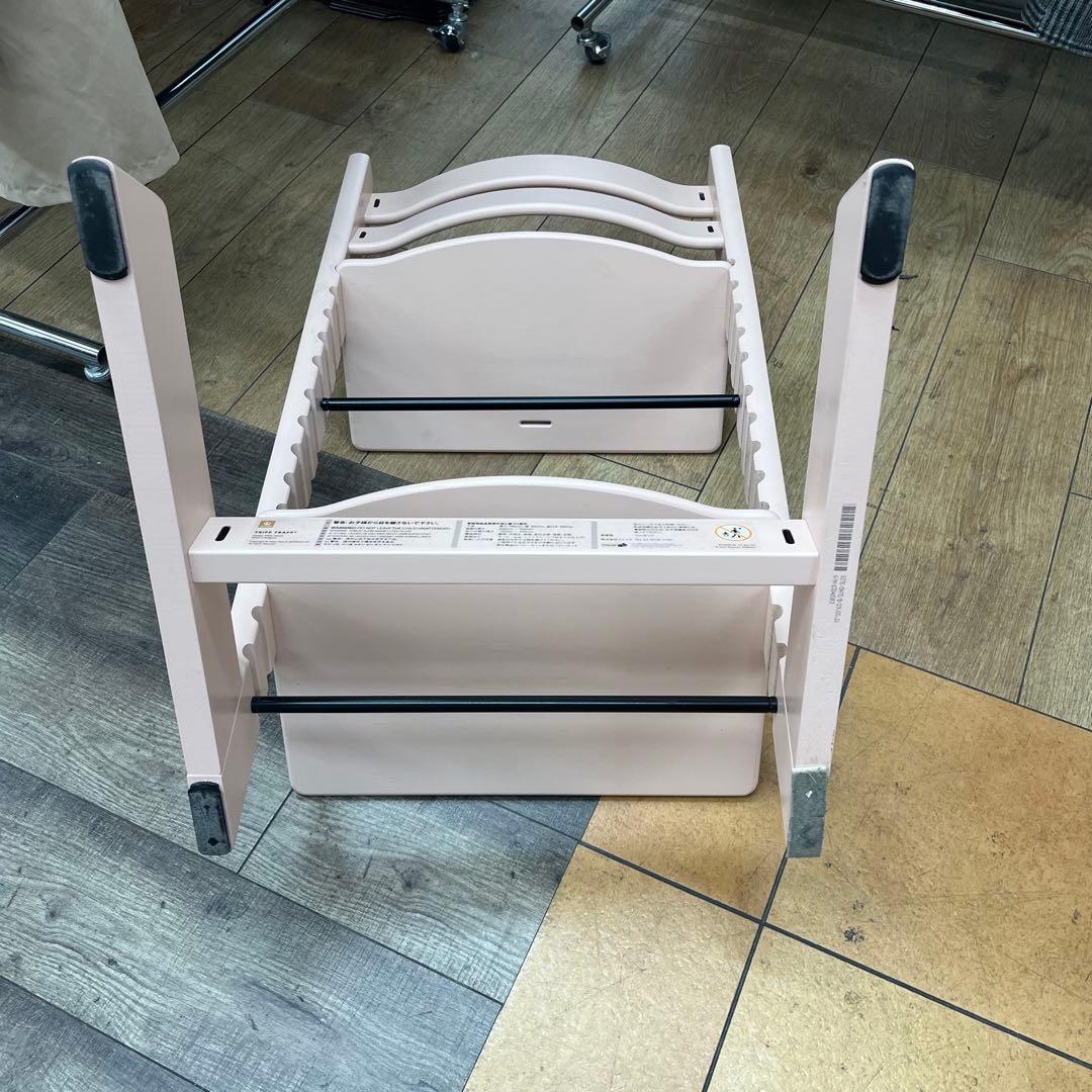 美品 ストッケ トリップトラップ ピンク S/N6 セレーヌピンク