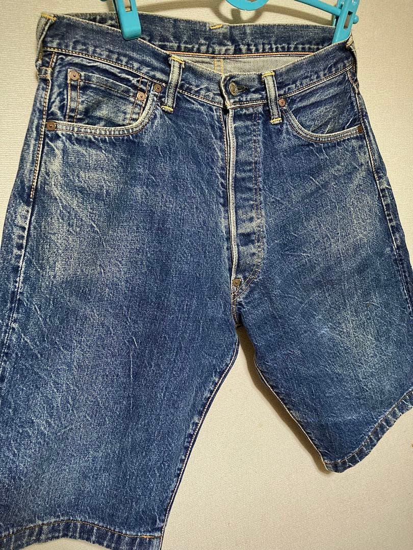 ■ 希少・エヴィスNo2 2001 虎耳 カモメペイント ハーフパンツ33×35