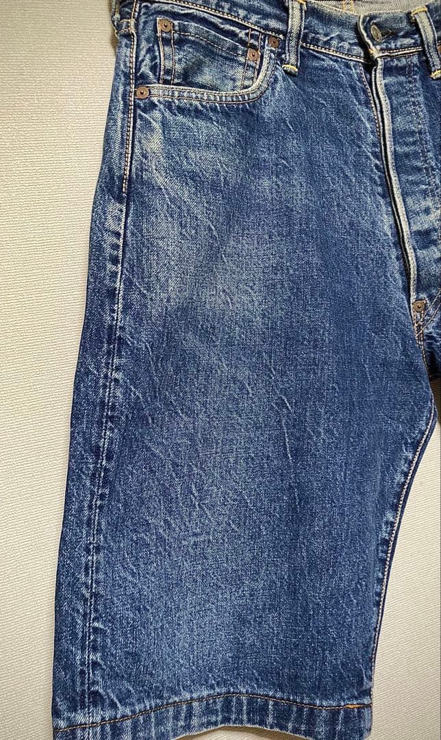 ■ 希少・エヴィスNo2 2001 虎耳 カモメペイント ハーフパンツ33×35