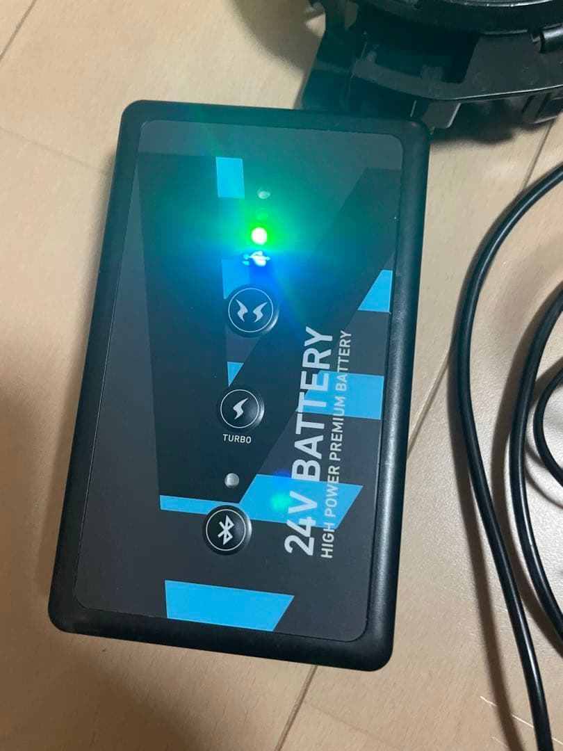 即購入◎サンエス 空調風神服 2025モデル 24V高出力バッテリーフルセット