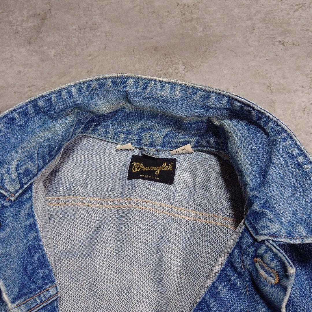 70s Wrangler 124MJ LONG USA製 黒タグ 42