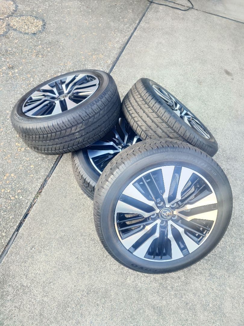 アルファード30系18インチ 純正ホイールセット